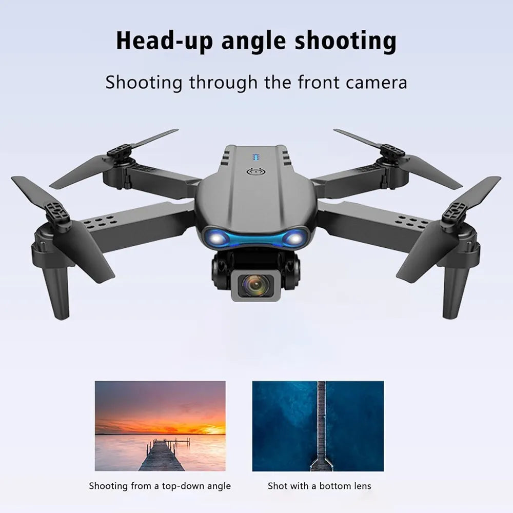 E99 Pro Foldable Drone with Dual 4K Cameras, GPS, and Long Range Capabilities