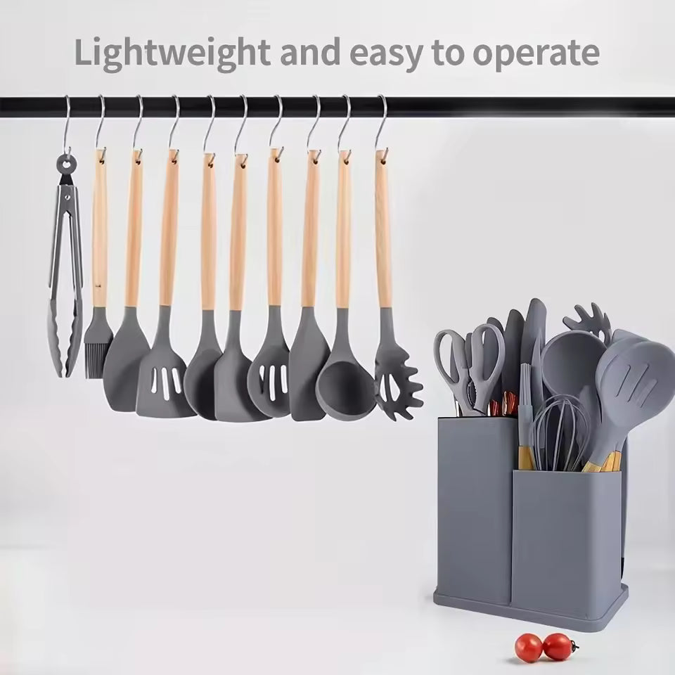 KITCHEN UTENSILS 19 PC
